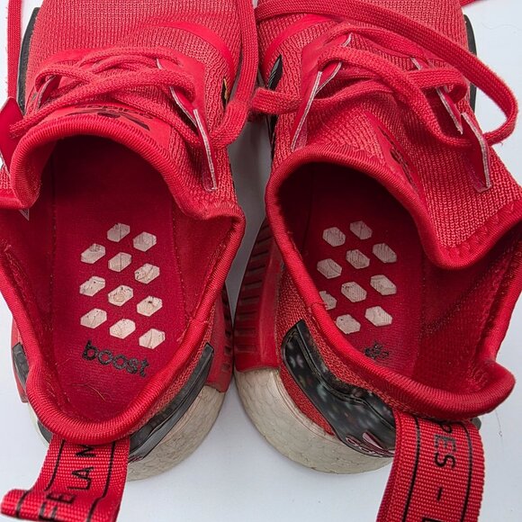 Adidas NMD_R1 J Mini Trefoils Kids Size 6 Red Athletic Shoes Walking Running Sch - Picture 6 of 13